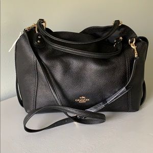 Coach Pebbled Leather Edie 28 Bag NWT